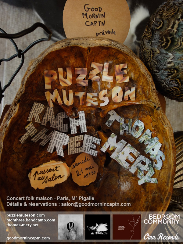 Puzzle Muteson, Rach Three, Thomas Mery passent au salon le 21 mai 2011